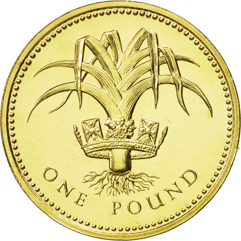Great Britain, Elizabeth II, Pound, 1985, MS(65-70), Nickel-brass, KM:941