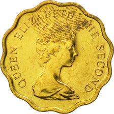 Coin, Hong Kong, Elizabeth II, 20 Cents, 1980, MS(65-70), Nickel-brass, KM:36
