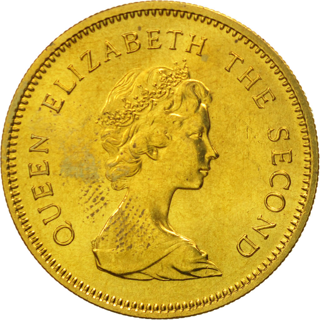 Hong Kong, Elizabeth II, 50 Cents, 1980, FDC, Nichel-ottone, KM:41