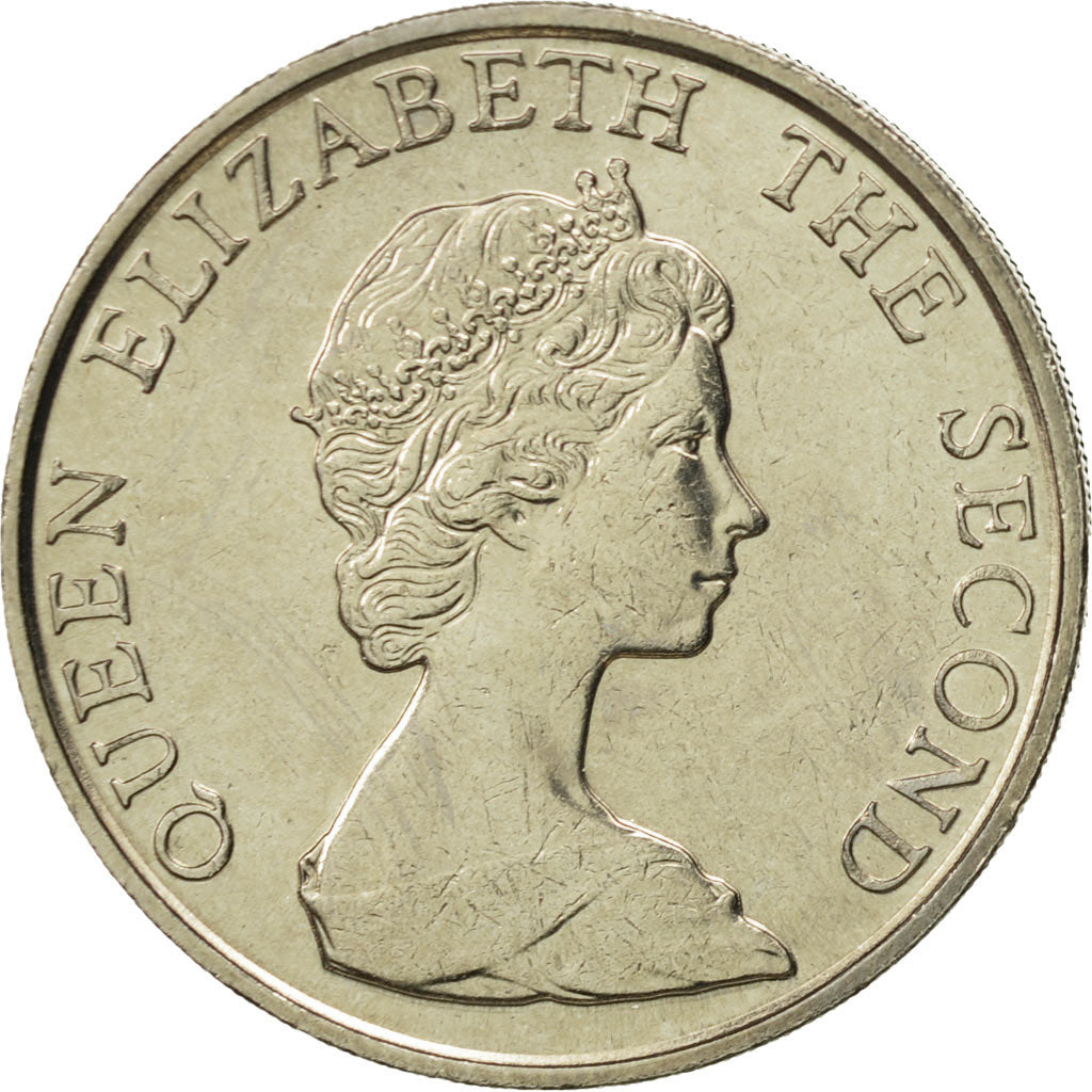 Monnaie, Hong Kong, Elizabeth II, 5 Dollars, 1981, FDC, Copper-nickel, KM:46