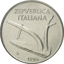 Coin, Italy, 10 Lire, 1984, Rome, MS(65-70), Aluminum, KM:93