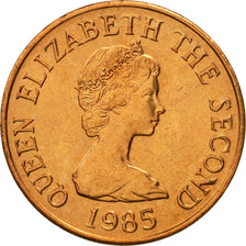 Jersey, Elizabeth II, Penny, 1985, FDC, Bronce, KM:54