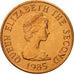 Jersey, Elizabeth II, Penny, 1985, FDC, Bronce, KM:54