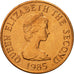 Jersey, Elizabeth II, Penny, 1985, MS(65-70), Bronze, KM:54