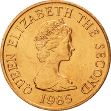 Jersey, Elizabeth II, 2 Pence, 1985, MS(65-70), Bronze, KM:55