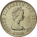Jersey, Elizabeth II, 10 Pence, 1984, MS(65-70), Copper-nickel, KM:57.1