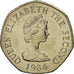 Moneda, Jersey, Elizabeth II, 20 Pence, 1984, FDC, Cobre - níquel, KM:66