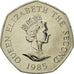 Jersey, 50 Pence, 1985, STGL, Copper-nickel