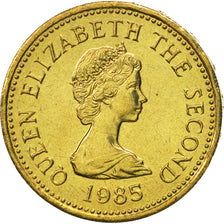 Jersey, Elizabeth II, Pound, 1985, MS(65-70), Nickel-brass, KM:62