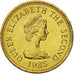 Jersey, Elizabeth II, Pound, 1985, MS(65-70), Nickel-brass, KM:62