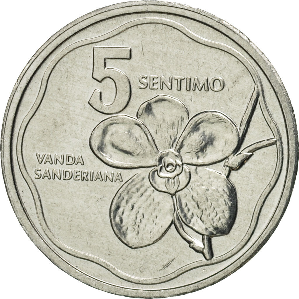 Coin, Philippines, 5 Sentimos, 1983, MS(65-70), Aluminum, KM:239