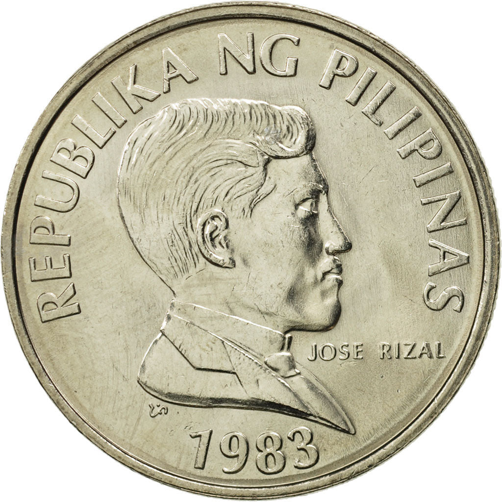Philippinen, Piso, 1983, STGL, Copper-nickel, KM:243.1