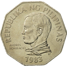 Coin, Philippines, 2 Piso, 1983, MS(65-70), Copper-nickel, KM:244