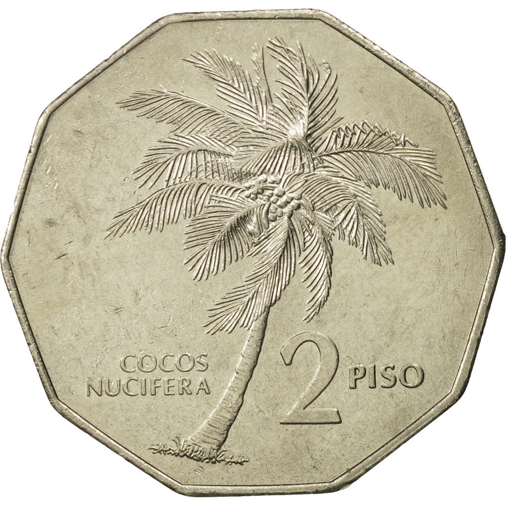 Moneta, Filippine, 2 Piso, 1983, FDC, Rame-nichel, KM:244