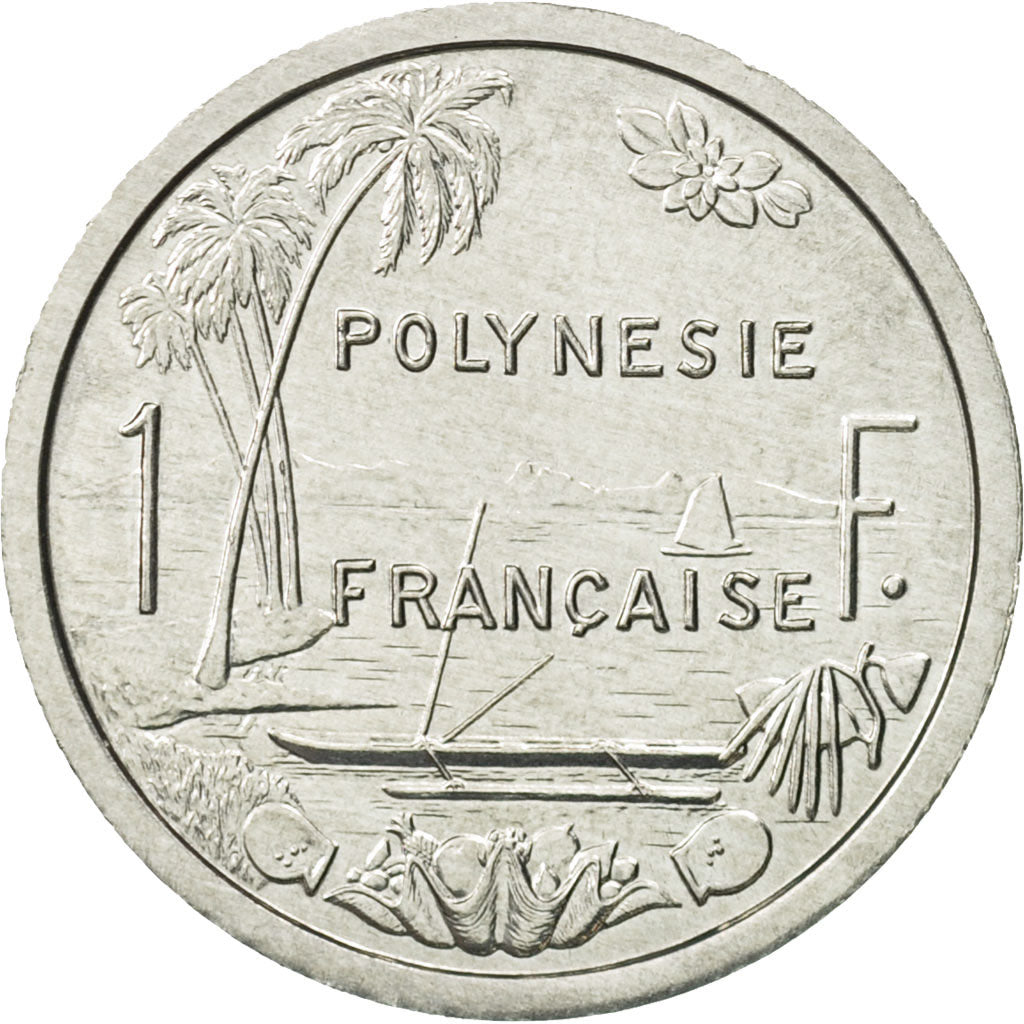 Coin, French Polynesia, Franc, 1986, Paris, MS(65-70), Aluminum, KM:11