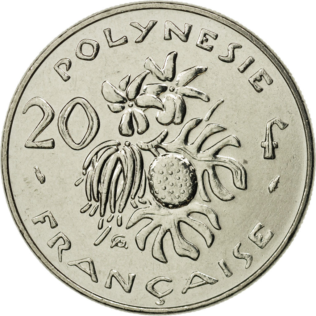 Coin, French Polynesia, 20 Francs, 1984, Paris, MS(65-70), Nickel, KM:9