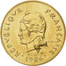 Munten, Frans Polynesië, 100 Francs, 1986, Paris, FDC, Nickel-Bronze, KM:14