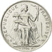 Nueva Caledonia, 5 Francs, 1986, Paris, FDC, Aluminio, KM:16