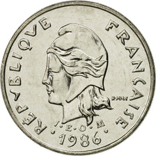 Coin, New Caledonia, 10 Francs, 1986, Paris, MS(65-70), Nickel, KM:11