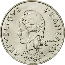 Coin, New Caledonia, 20 Francs, 1986, Paris, MS(65-70), Nickel, KM:12