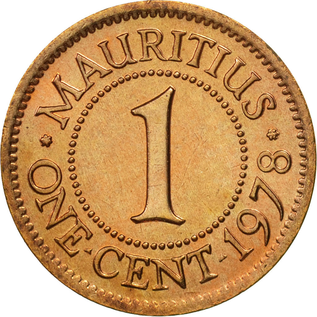 Coin, Mauritius, Elizabeth II, Cent, 1978, MS(65-70), Bronze, KM:31