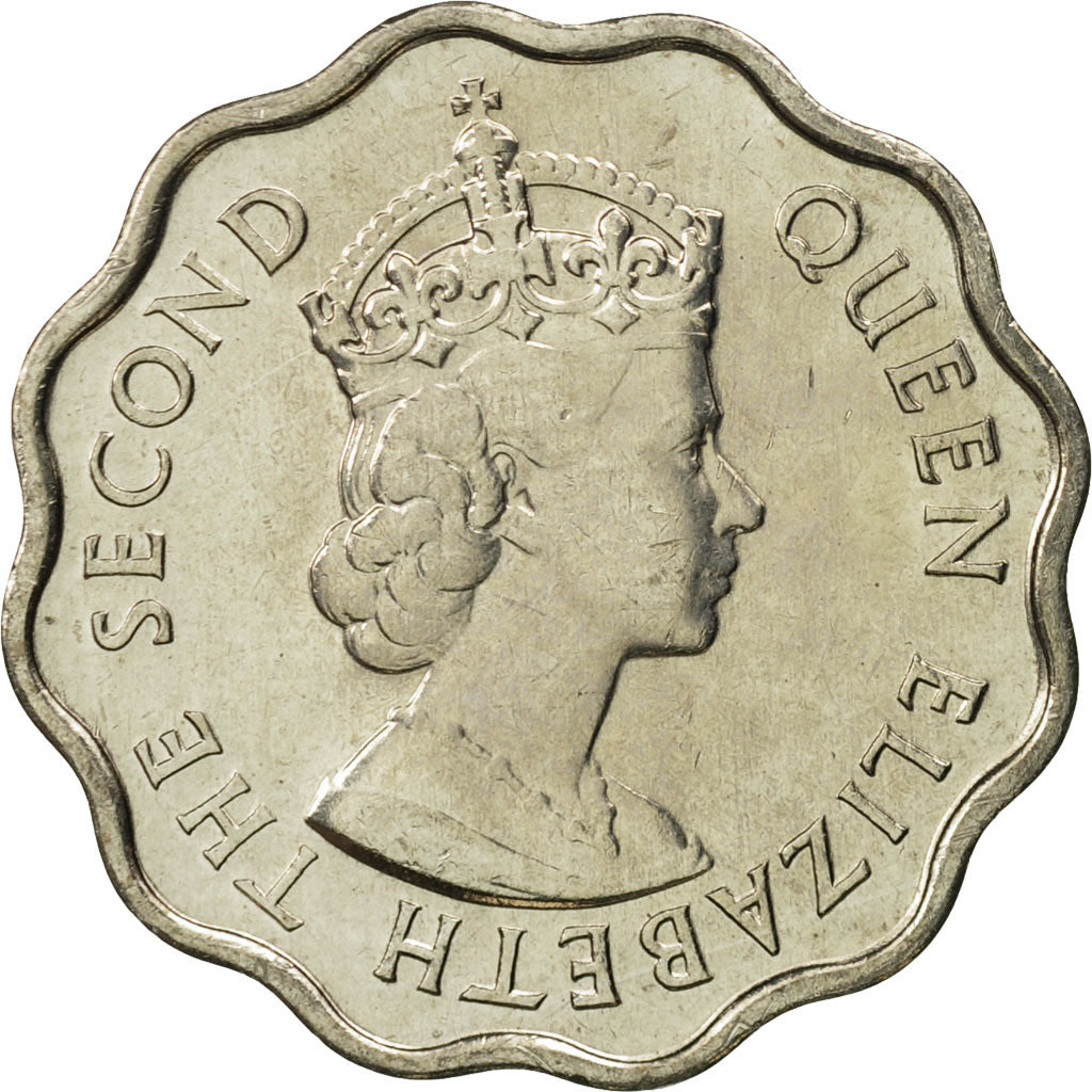 Coin, Mauritius, Elizabeth II, 10 Cents, 1978, MS(65-70), Copper-nickel, KM:33
