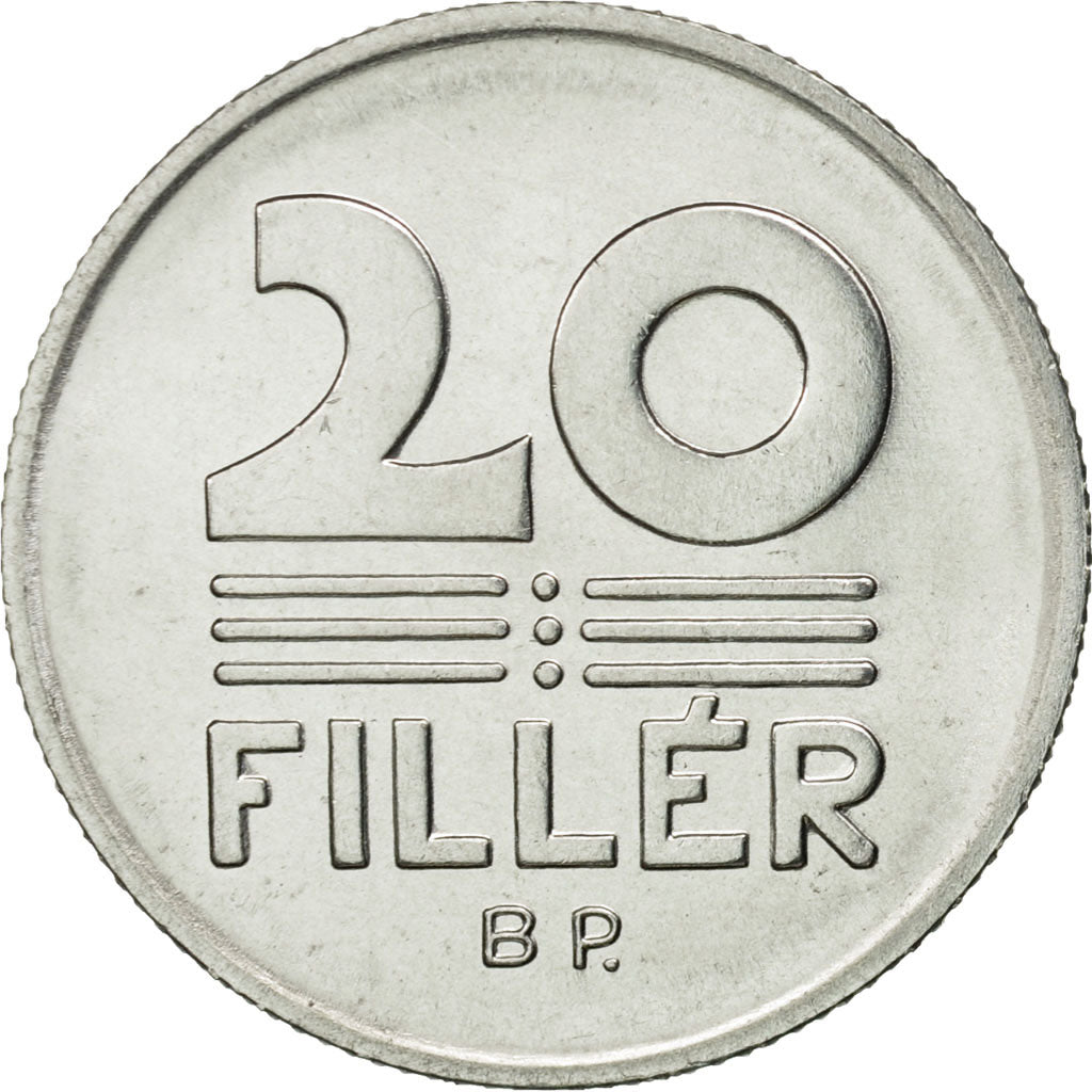 Coin, Hungary, 20 Fillér, 1978, Budapest, MS(65-70), Aluminum, KM:573