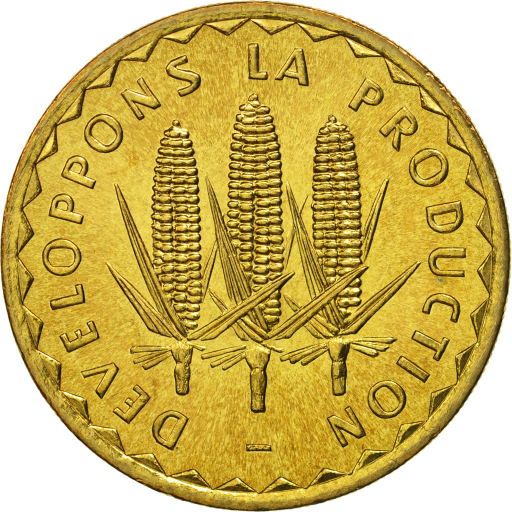 Mali, 100 Francs, 1975, Paris, MS(64), Nickel-brass, KM:10