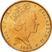 Isle of Man, Elizabeth II, Penny, 1988, MS(65-70), Bronze, KM:207