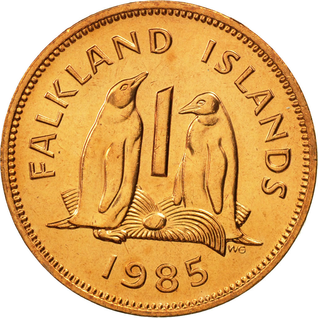 Münze, Falkland Islands, Elizabeth II, Penny, 1985, STGL, Bronze, KM:2