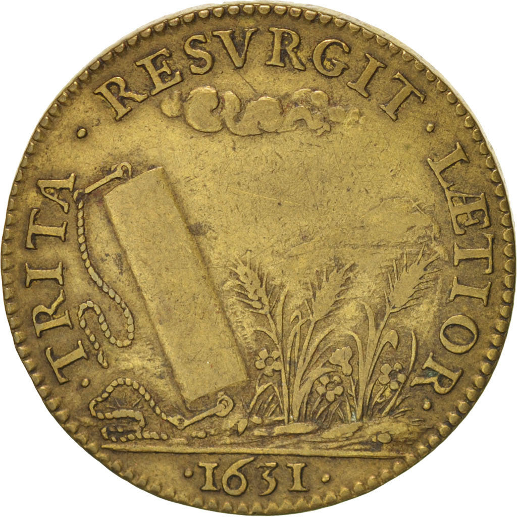 Louis XIII, Jeton 1631, Ile de France, Christophe Sanguin, Feuardent 3526