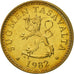 Moneda, Finlandia, 10 Pennia, 1982, FDC, Aluminio - bronce, KM:46