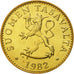 Moneda, Finlandia, 50 Penniä, 1982, FDC, Aluminio - bronce, KM:48