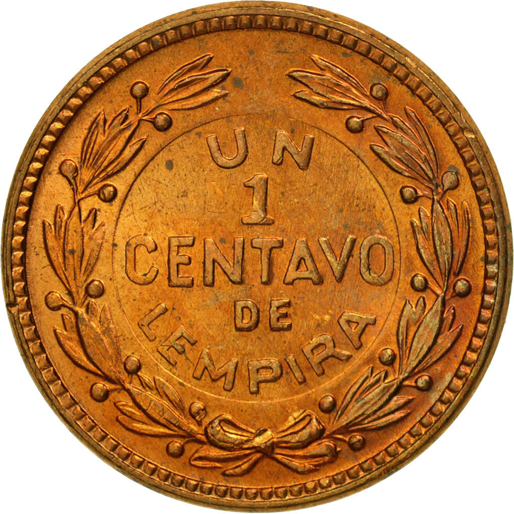 Honduras, Centavo, 1957, MS(63), Bronze, KM:77.2