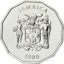 Monnaie, Jamaica, Elizabeth II, Cent, 1980, British Royal Mint, FDC, Aluminium