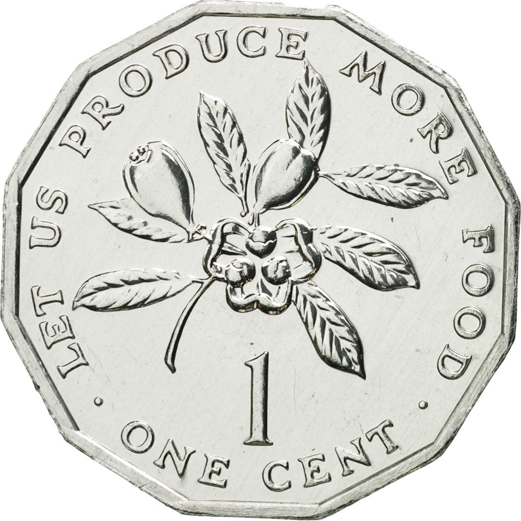 Coin, Jamaica, Elizabeth II, Cent, 1980, British Royal Mint, MS(65-70)