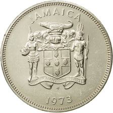 Coin, Jamaica, Elizabeth II, 20 Cents, 1973, Franklin Mint, USA, MS(63)