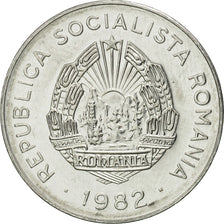 Coin, Romania, 25 Bani, 1982, MS(65-70), Aluminum, KM:94a