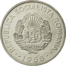Coin, Romania, 3 Lei, 1966, MS(65-70), Nickel Clad Steel, KM:96