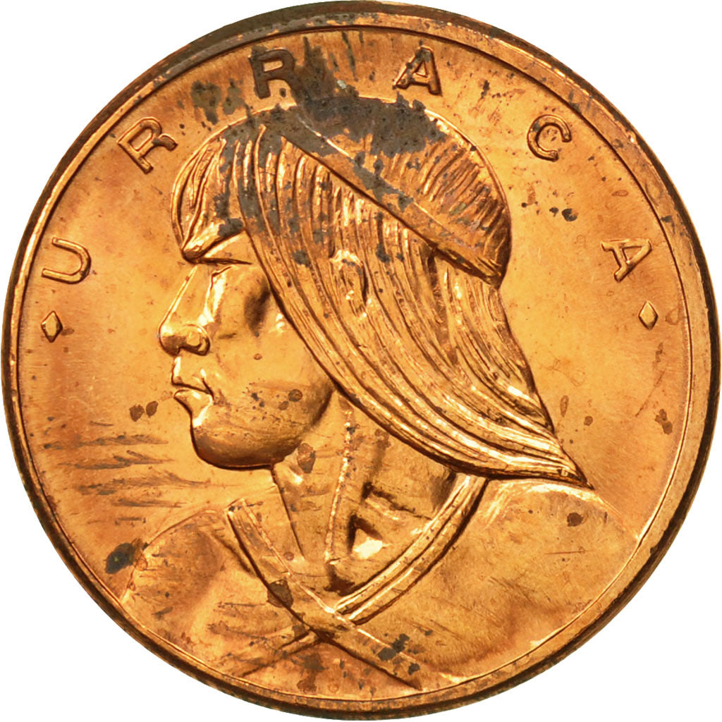 Coin, Panama, Centesimo, 1983, U.S. Mint, AU(55-58), Bronze, KM:22