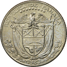 Panama, 1/10 Balboa, 1983, MS(65-70), Copper-Nickel Clad Copper, KM:10