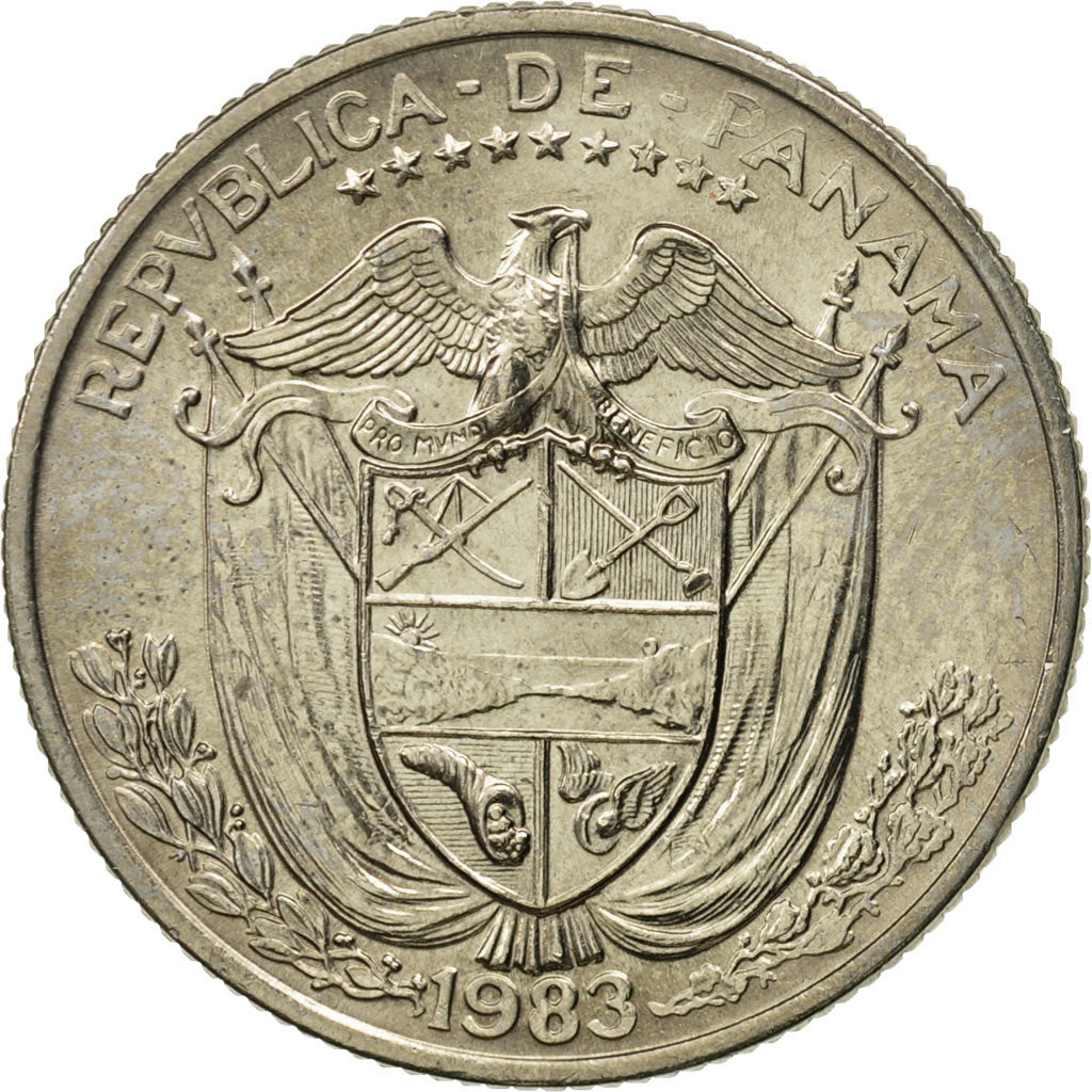 Panama, 1966 dates struck at US Mint in San Francisco., 1/4 Balboa, 1983