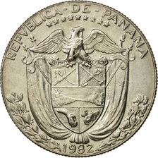 Moneta, Panama, 50 Centesimos, 1982, U.S. Mint, FDC, Rame ricoperto in