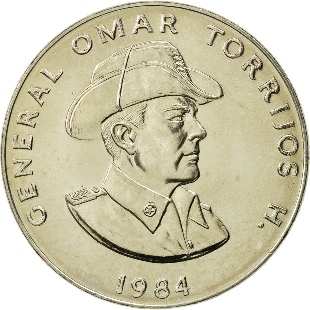 Panama, Balboa, 1984, MS(65-70), Copper-Nickel Clad Copper, KM:76