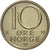 Moneta, Norwegia, Olav V, 10 Öre, 1981, MS(65-70), Miedź-Nikiel, KM:416