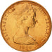 Munten, Nieuw Zeeland, Elizabeth II, Cent, 1980, FDC, Bronze, KM:31.1