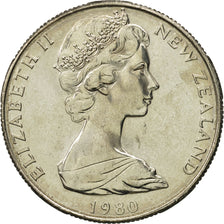 Moneda, Nueva Zelanda, Elizabeth II, 50 Cents, 1980, FDC, Cobre - níquel