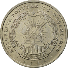 Mozambique, 10 Meticais, 1980, MS(65-70), Copper-nickel, KM:102
