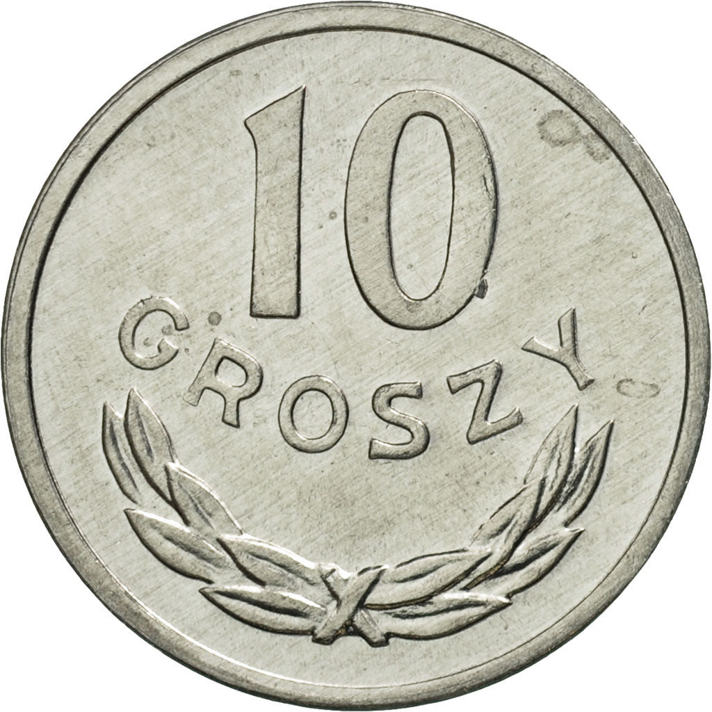 Moneda, Polonia, 10 Groszy, 1981, Warsaw, FDC, Aluminio, KM:AA47