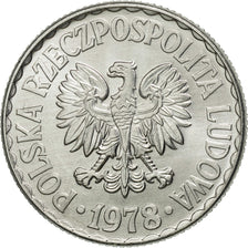 Coin, Poland, Zloty, 1978, Warsaw, MS(65-70), Aluminum, KM:49.1